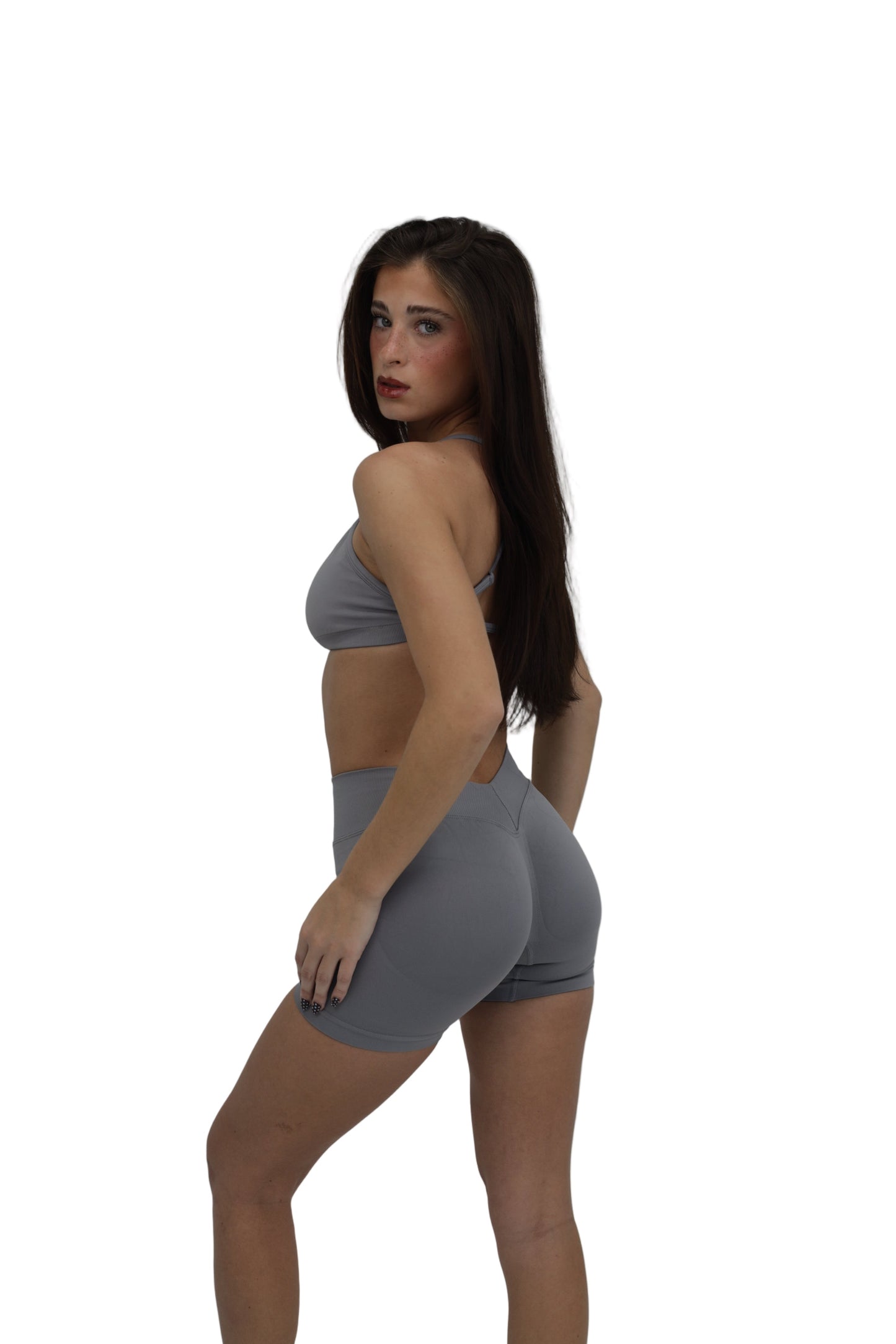 V Shorts - Light Grey