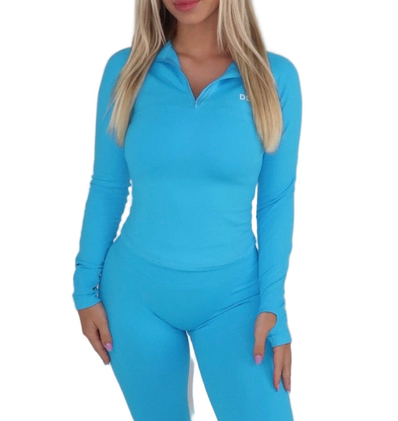 Quarter Zippy - Maui Blue