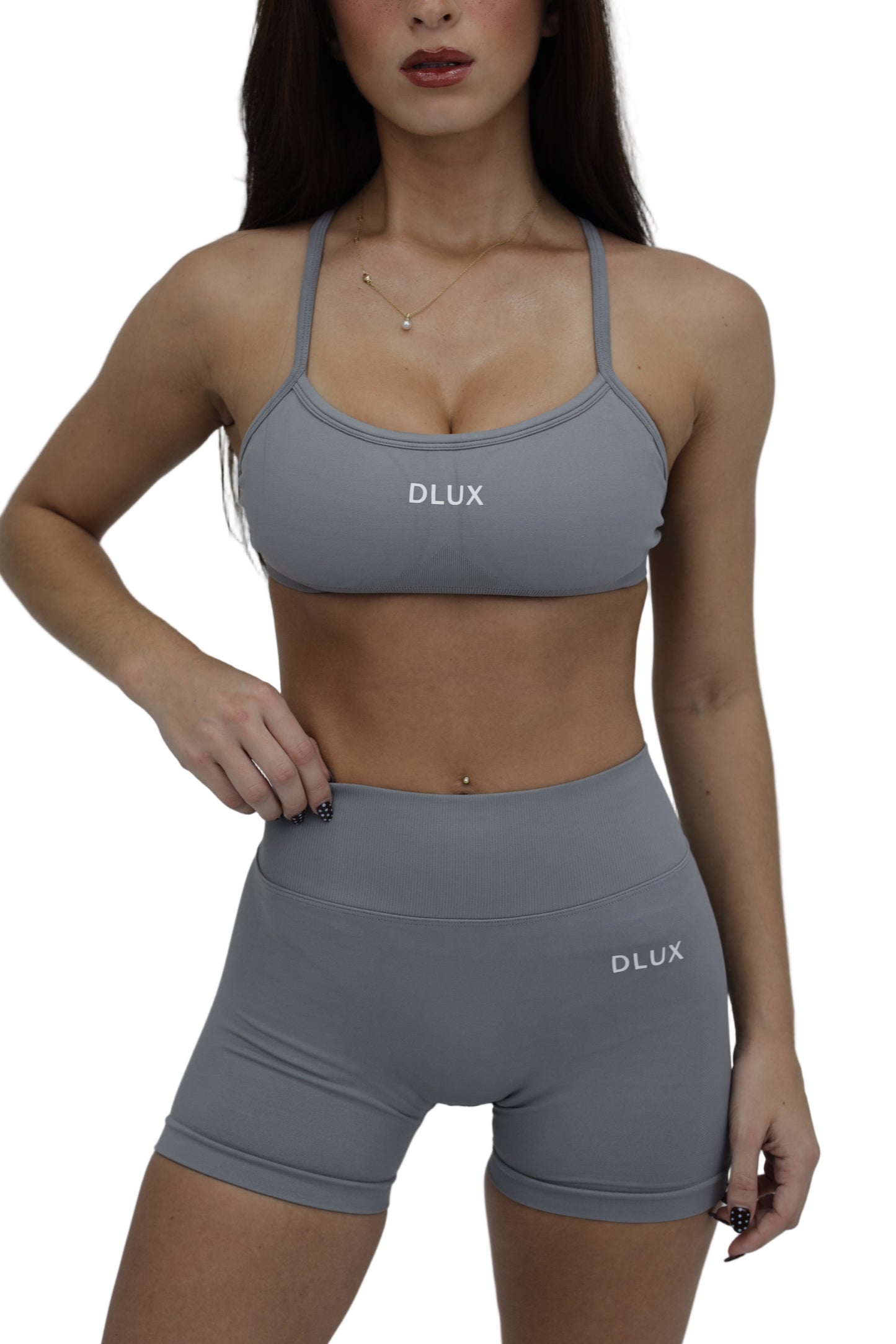 V Bra - Light Grey