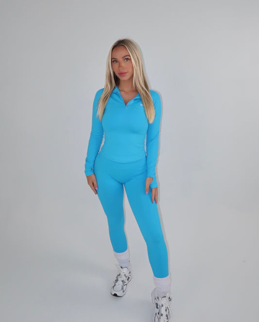Flex Leggings - Maui Blue