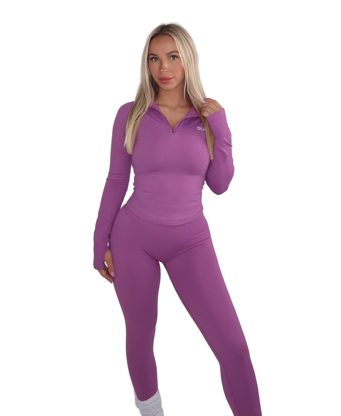 Quarter Zippy - Plum